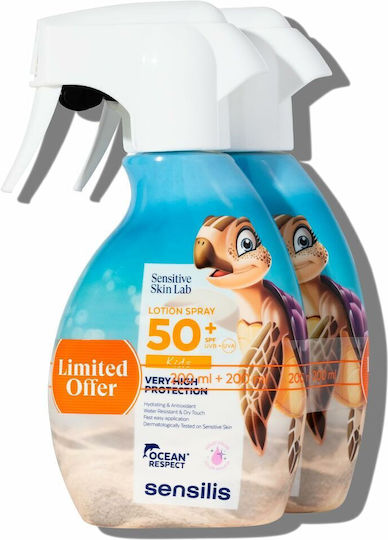 Sensilis Waterproof Copii Crema de Soare Spray SPF50 200ml