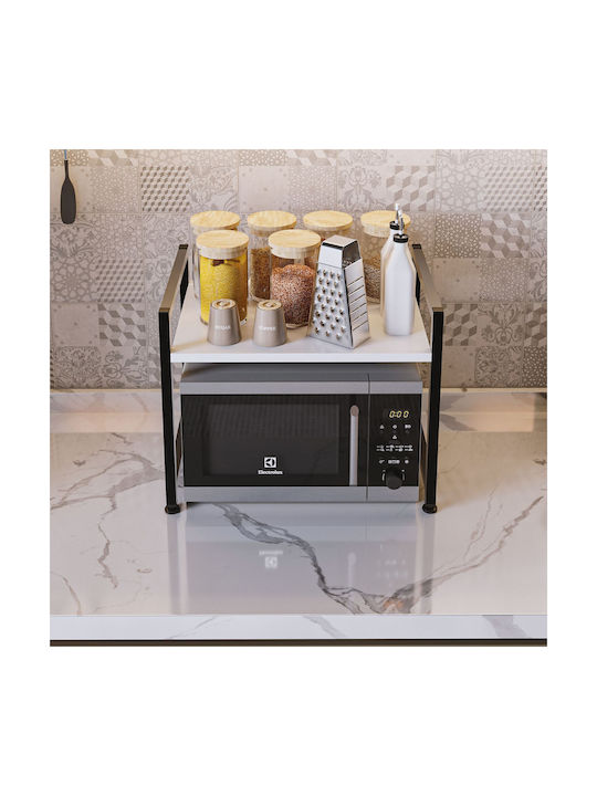 Hanah Home Tabletop Metal Base 53x35x41cm White