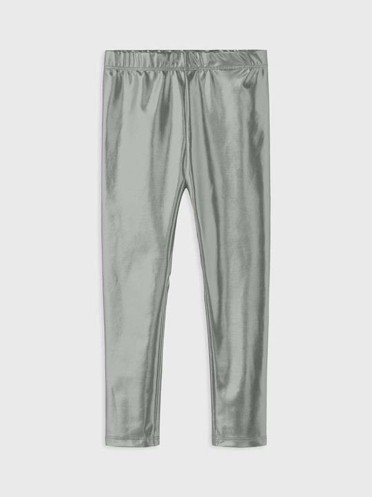 Kinder Leggings Lang Silver