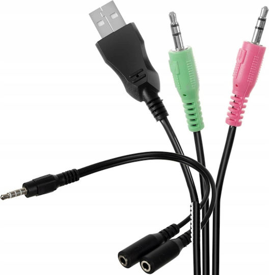 ZK16313QWS7 Căști Gaming Over Ear cu Conectivitate USB pentru Nintendo Switch / PC