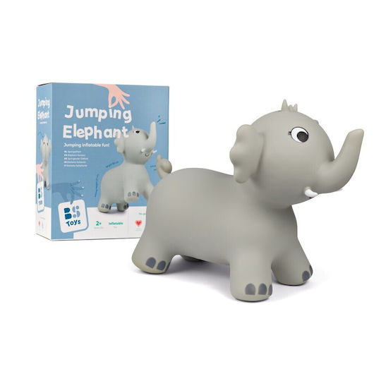 BS Toys Hoppers Elephant For 2+ Years Gray 42cm