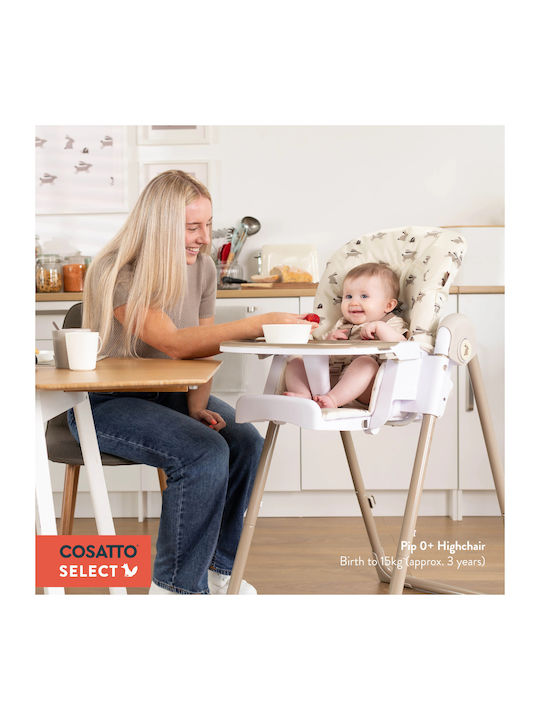Cosatto Pip 0+ Klappbarer Baby Hochstuhl mit Höhenverstellbar Lollop