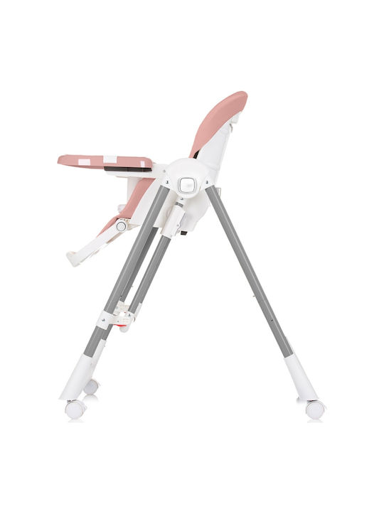 Kidizi Swingy Klappbarer Baby Hochstuhl 2 in 1 Rosa