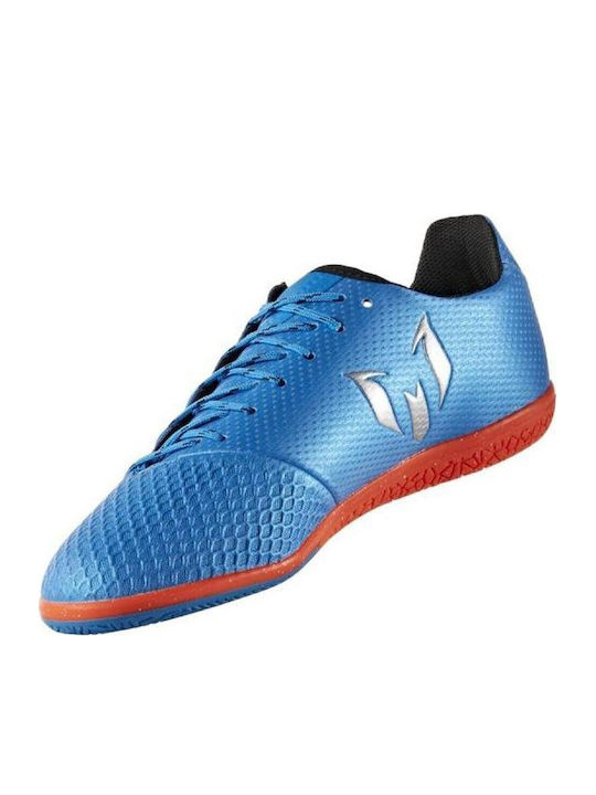 Messi 16.3 Kids Indoor Soccer Shoes Light Blue