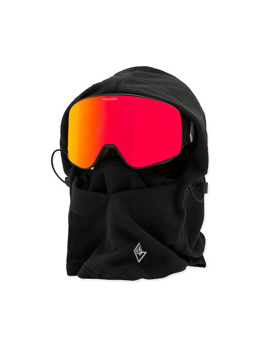 Volcom Hydro Fleece Αθλητικό Full Face Μαύρο