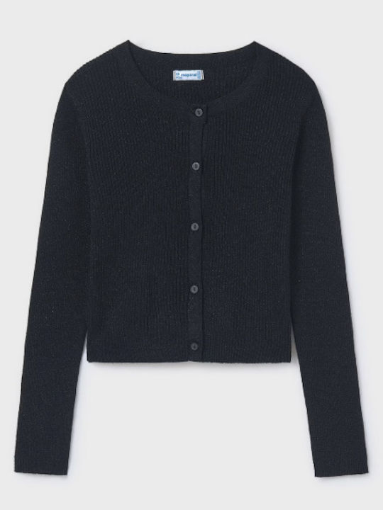 Kinderstrickjacke Gestrickt Schwarz