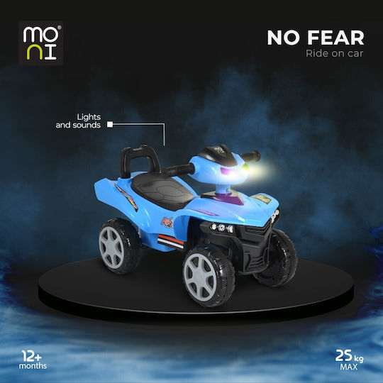 Moni No Fear Αυτοκινητάκι Ride On Μπλε