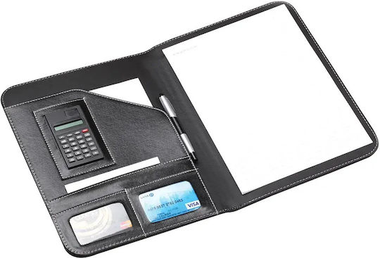 Conference Bifold Leatherette Card Holder Case Code Desen