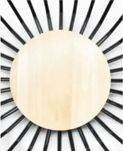 Tpster Metallic Black Fruit Bowl 30.5x9x9cm