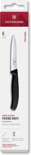 Victorinox Swiss Classic Messer Allgemeine Verwendung aus rostfreiem Stahl 10cm 6Stück
