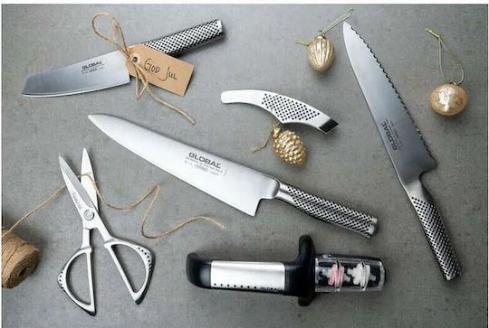 Global Класически Нож Santoku от Неръждаема Стомана 18см