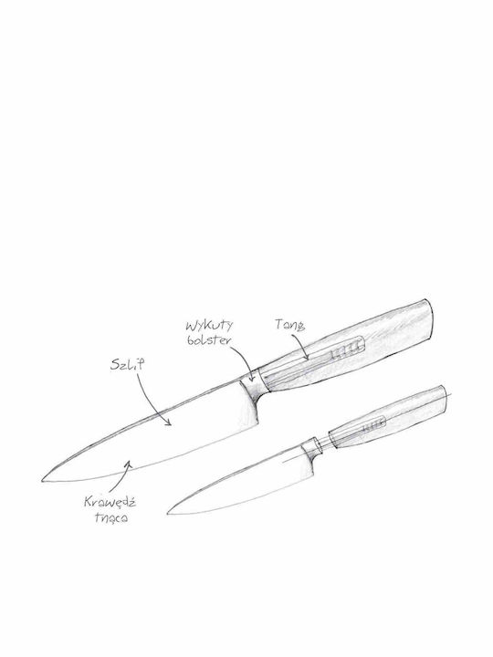 Boker Cuțit Core De Curățat Din Oțel Inoxidabil 18cm