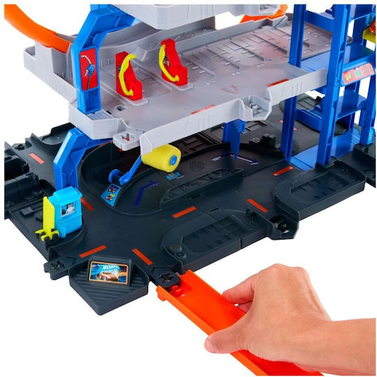 Hot Wheels Писта Hot Wheels City Mega Loop Garage за 4+ години
