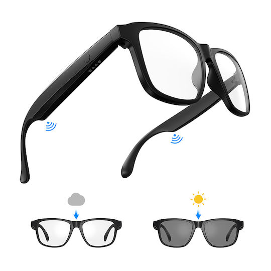 XO E12 Glasses Bluetooth Function Speaker Photochromic Lenses