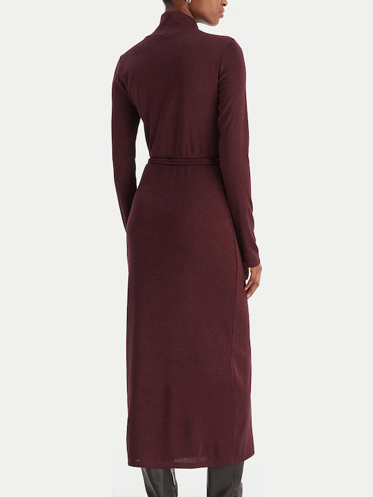Vero Moda Louisa Abendkleid Burgundisch