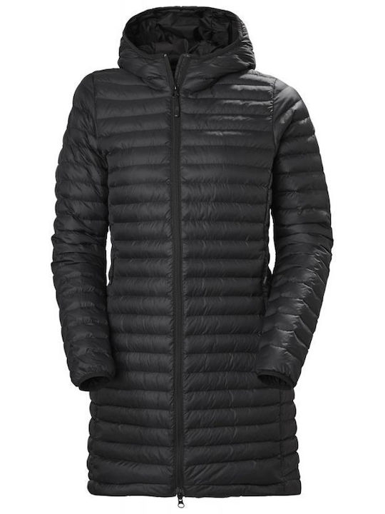 Sirdal Women's Short Puffer Jacket for Winter Black