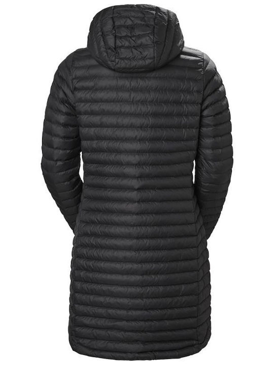 Sirdal Women's Short Puffer Jacket for Winter Black