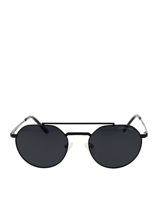 Funky Buddha Unisex Γυαλιά Ηλίου με Μαύρο Σκελετό και Μαύρο Polarized Φακό FBS2057/002