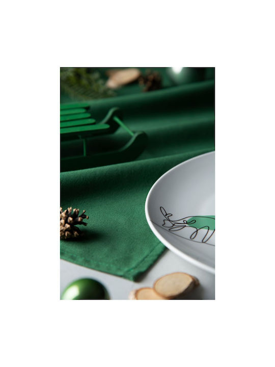 Excelsa Set Weihnachtliche Geschirr Porzellan Weiß 18Stück