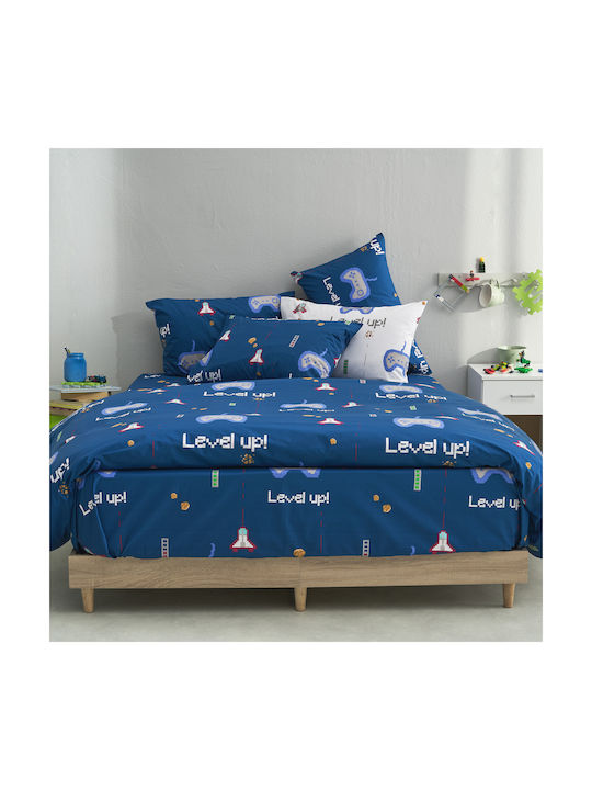 Charalambidis Textiles Παιδικό Πάπλωμα Μονό Μπλε 160x230εκ.