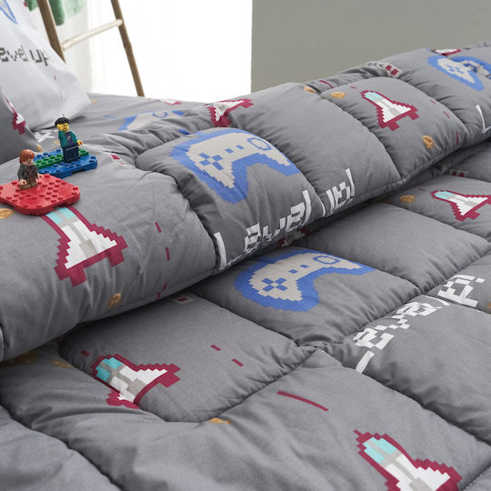 Charalambidis Textiles Kids Duvet Single Gray 160x230cm