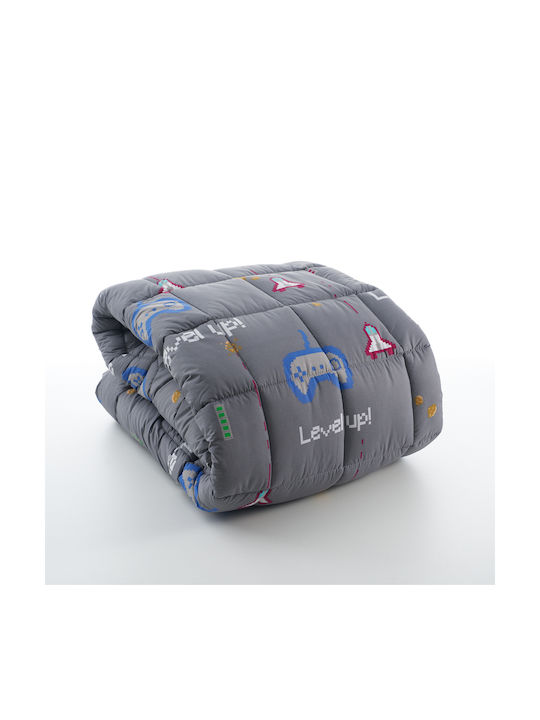 Charalambidis Textiles Pătură pentru copii Single Gri 160x230buc
