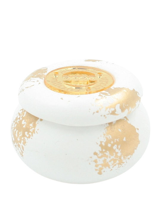 Makwedding Christmas Ceramic White Candle