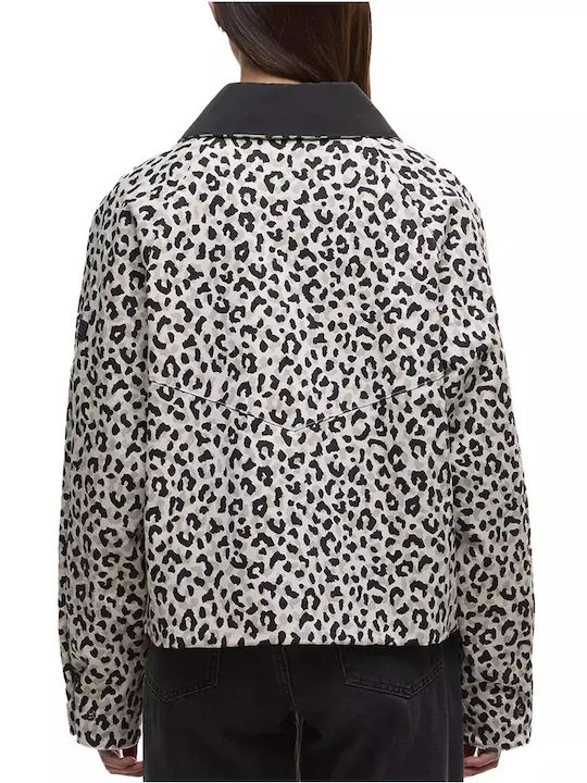 Barbour Μπουφάν Jasmine Leopard Print