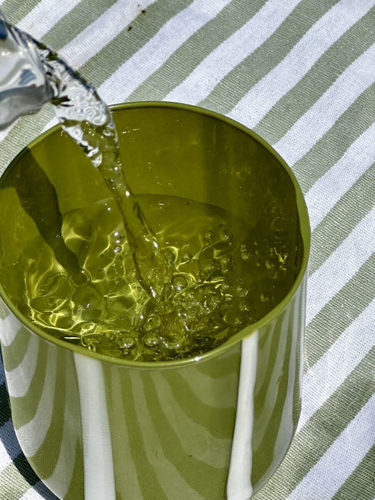 Maegen Glass Cocktail/Drinking made of Glass in Green Color