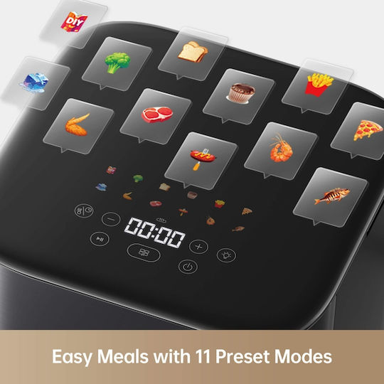 Mova Aerochef Fd10 Pro Air Fryer With Wi-Fi 6lt Black