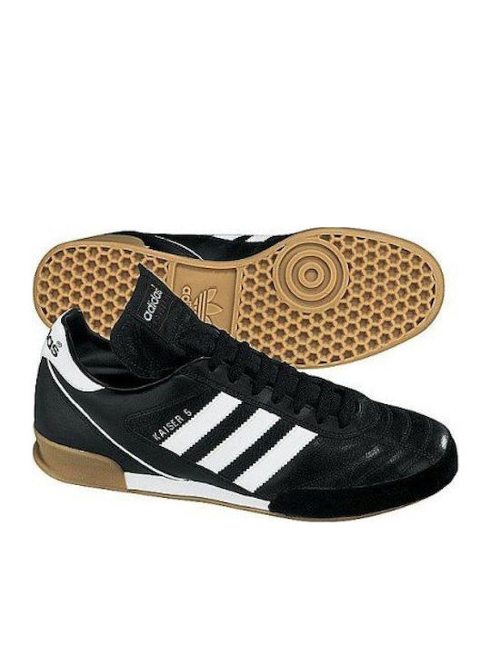 adidas Kaiser 5 Goal Leather Футболни Обувки Зала Черно / Бели Обувки / Няма