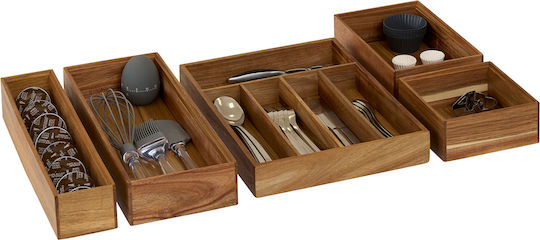 5Five 5Five Tischspiel Holz Regale & Küchenorganisationsständer 38x15x7cm