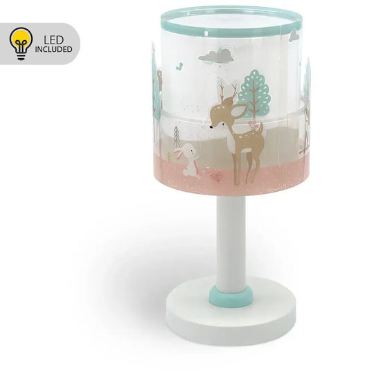 Ango LED Kinder Tischlampe Büro Transparent 13,5x13,5cm