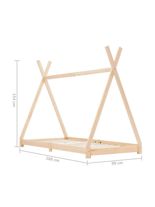 Παιδικό Κρεβάτι Μονό για Στρώμα 90x200cm