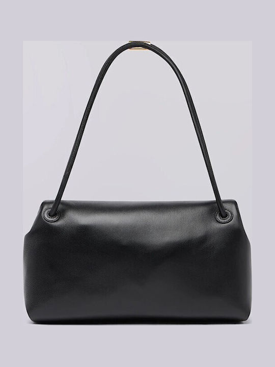 Leather Women's Shoulder Bag Black