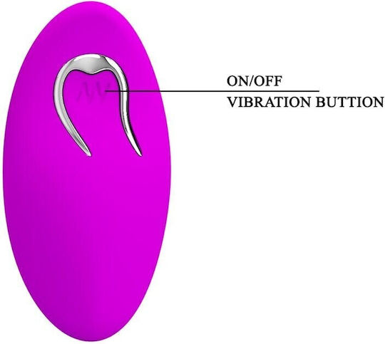 Pretty Love Heather Dop Anal cu Funcție Wireless și Vibrație Fuchsia