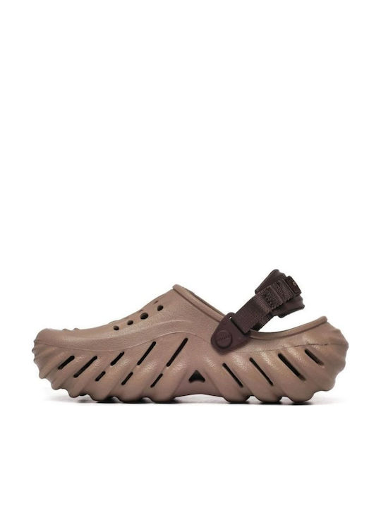 Crocs Echo Σαμπό Καφέ