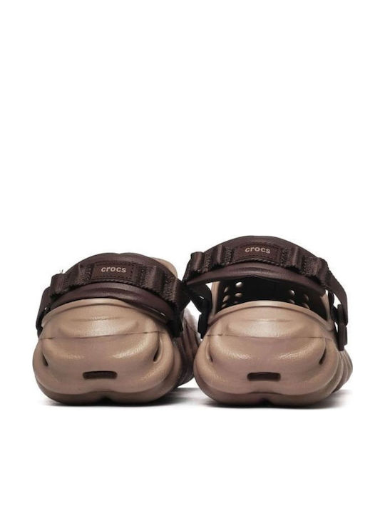 Crocs Echo Σαμπό Καφέ