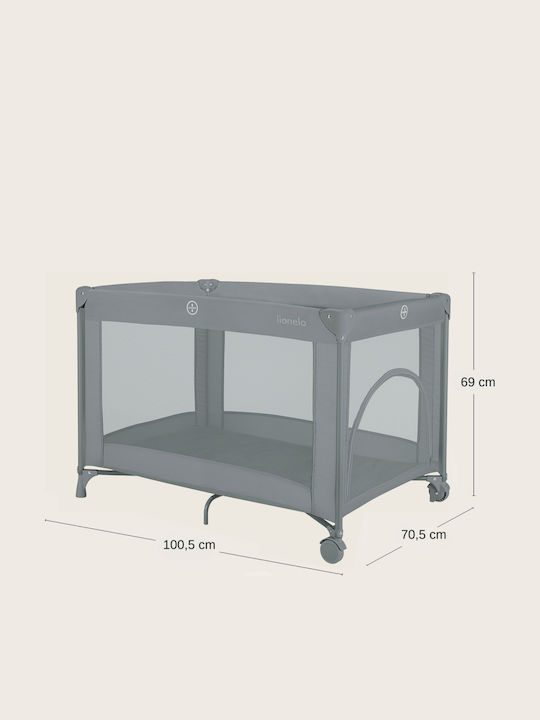 Lionelo Laufstall mit Matratze Gray