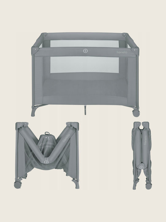 Lionelo Laufstall mit Matratze Gray