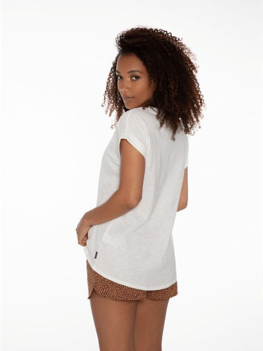 Damen T-Shirt Weiß