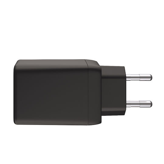 UAG Φορτιστής Χωρίς Καλώδιο GaN με Θύρα USB-A και 2 Θύρες USB-C 65W Power Delivery Black/Orange (SRGE)