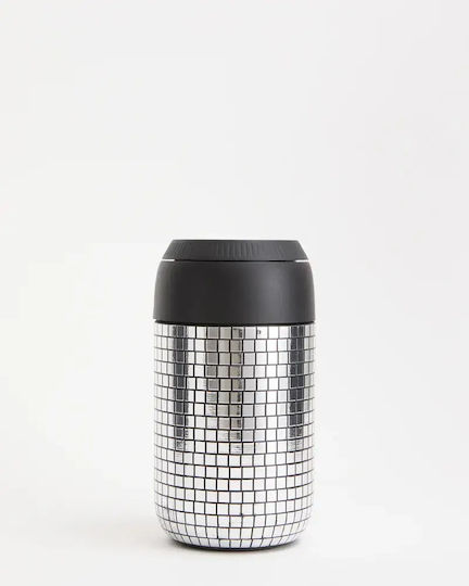 Chilly's Cup Series 2 Glass Thermos Stainless Steel BPA Free 340ml Disco