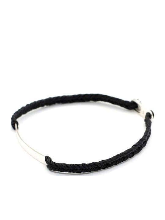 Βραχιόλι "μπάρα 3x Boho Braid" Μαύρο