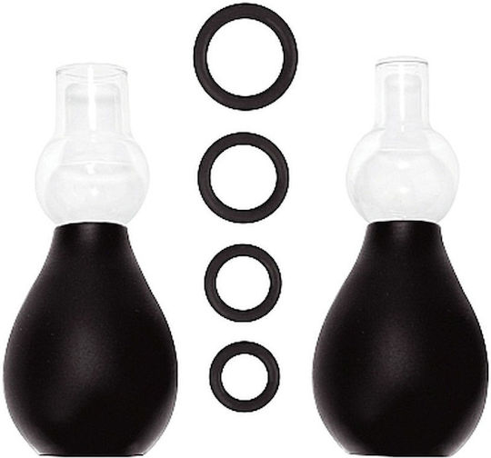 Shots Ouch Nipple Erector Set Αναρροφητής Θηλών Black