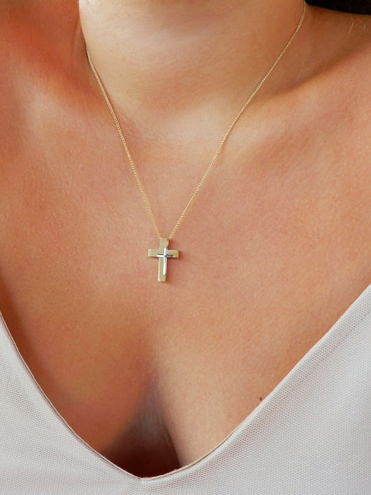 Women's Gold Cross 14K with Chain