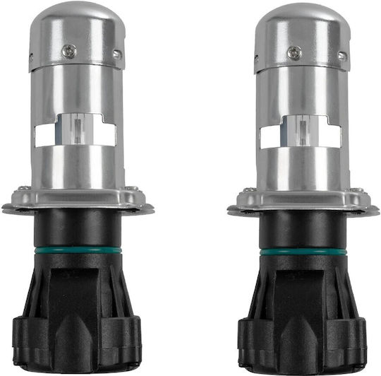 GloboStar Car Lamps H4 Xenon 8000K Cold White 12V 70W 2pcs