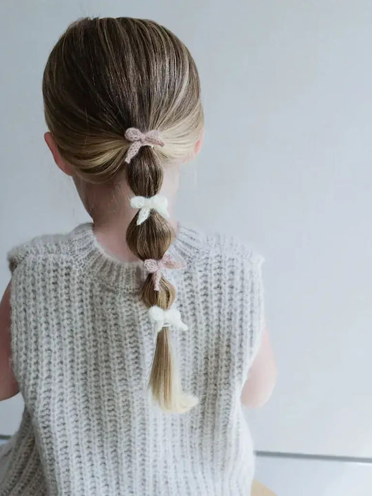 Mimi & Lula Σετ 8 Λαστιχάκια Μαλλιών Mini Ponies Granny Knitted Bow