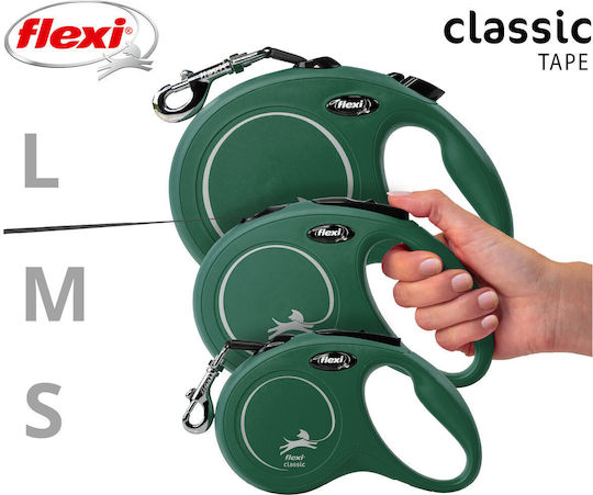 Flexi Hundeleine/Führleine Riemen in Grün Farbe