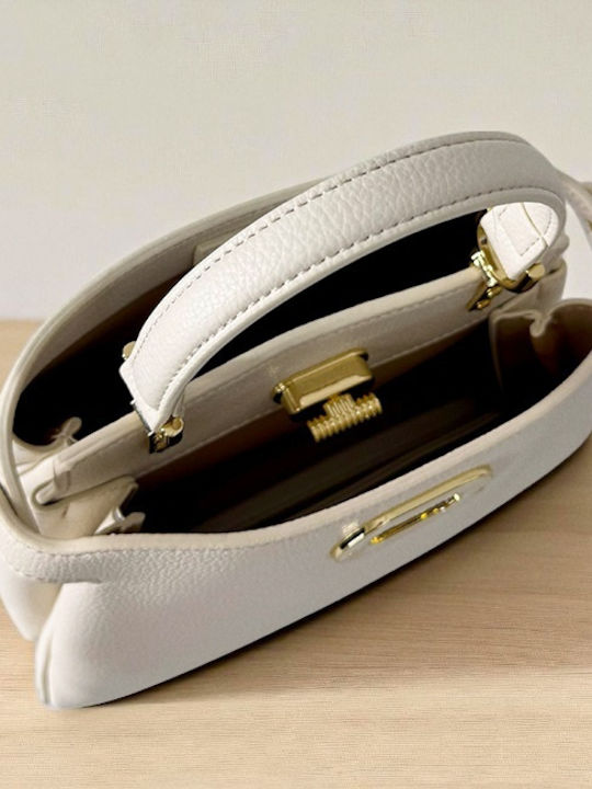 Damenbeutel Schultertasche Ecru